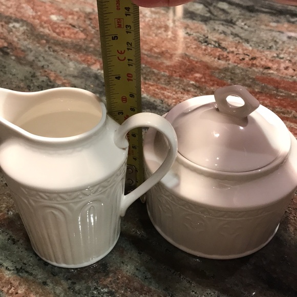 Mikasa Ultima+  Super Strong Fine China 3 pcs  covered sugar bowl and creamer - Picture 8 of 9